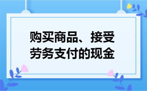 购买商品、接受劳务支付的现金